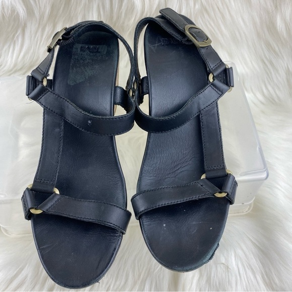 TEVA ARRABELLE WEDGE SANDALS VELCRO STRAPS SIZE 8 WOMAN - Picture 4 of 12